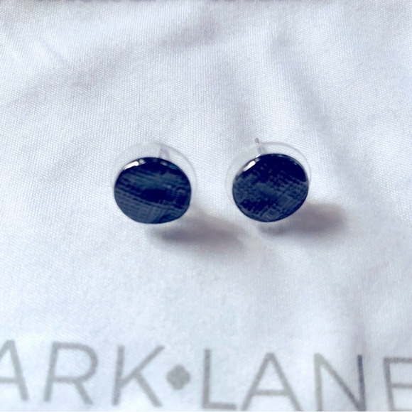 Park Lane Dottie Hematite pierced petite Stud Earrings - Picture 1 of 10